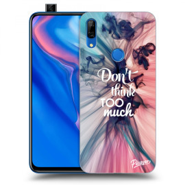 Picasee Silikónový prehľadný obal pre Huawei P Smart Z - Don't think TOO much