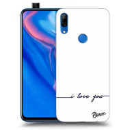 Picasee Silikónový prehľadný obal pre Huawei P Smart Z - I love you - cena, porovnanie