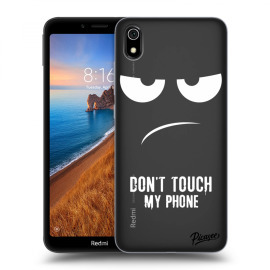 Picasee Silikónový prehľadný obal pre Xiaomi Redmi 7A - Don't Touch My Phone