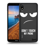 Picasee Silikónový prehľadný obal pre Xiaomi Redmi 7A - Don't Touch My Phone - cena, porovnanie