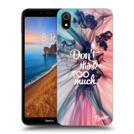 Picasee Silikónový prehľadný obal pre Xiaomi Redmi 7A - Don't think TOO much