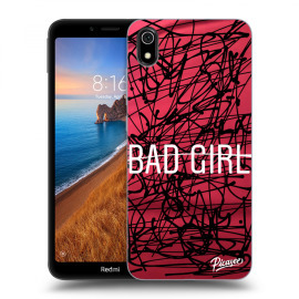 Picasee Silikónový prehľadný obal pre Xiaomi Redmi 7A - Bad girl