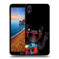 Picasee Silikónový čierny obal pre Xiaomi Redmi 7A - French Bulldog - cena, porovnanie