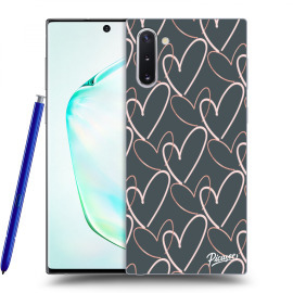 Picasee Silikónový prehľadný obal pre Samsung Galaxy Note10 N970F - Lots of love