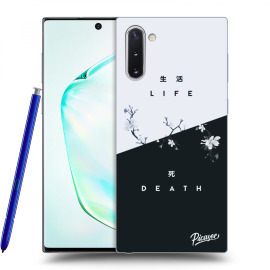 Picasee Silikónový čierny obal pre Samsung Galaxy Note10 N970F - Life - Death