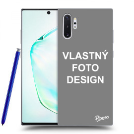 Picasee Silikónový prehľadný obal pre Samsung Galaxy Note10+ N975F - Vlastný design/motiv