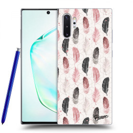 Picasee Silikónový prehľadný obal pre Samsung Galaxy Note10+ N975F - Feather 2