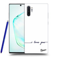 Picasee Silikónový prehľadný obal pre Samsung Galaxy Note10+ N975F - I love you - cena, porovnanie