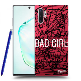 Picasee Silikónový prehľadný obal pre Samsung Galaxy Note10+ N975F - Bad girl