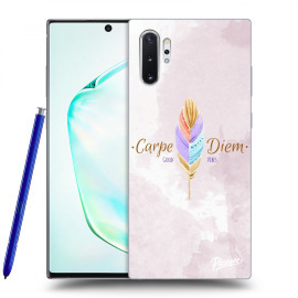 Picasee Silikónový prehľadný obal pre Samsung Galaxy Note10+ N975F - Carpe Diem