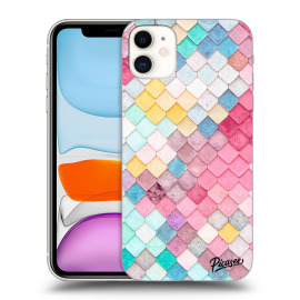 Picasee Silikónový prehľadný obal pre Apple iPhone 11 - Colorful roof