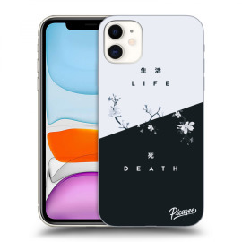 Picasee Silikónový prehľadný obal pre Apple iPhone 11 - Life - Death