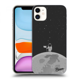 Picasee Silikónový prehľadný obal pre Apple iPhone 11 - Astronaut