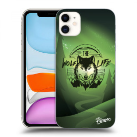 Picasee Silikónový prehľadný obal pre Apple iPhone 11 - Wolf life