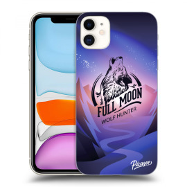 Picasee Silikónový čierny obal pre Apple iPhone 11 - Wolf