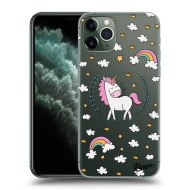 Picasee Silikónový prehľadný obal pre Apple iPhone 11 Pro - Unicorn star heaven - cena, porovnanie