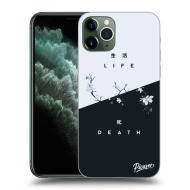 Picasee Silikónový čierny obal pre Apple iPhone 11 Pro - Life - Death - cena, porovnanie