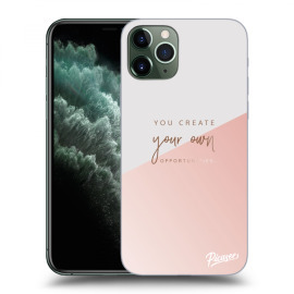 Picasee Silikónový čierny obal pre Apple iPhone 11 Pro - You create your own opportunities