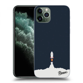 Picasee Silikónový čierny obal pre Apple iPhone 11 Pro Max - Astronaut 2