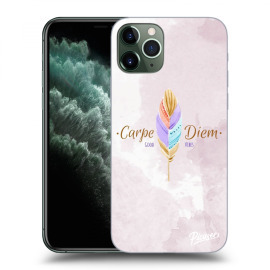 Picasee Silikónový čierny obal pre Apple iPhone 11 Pro Max - Carpe Diem