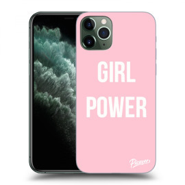 Picasee Silikónový čierny obal pre Apple iPhone 11 Pro Max - Girl Power