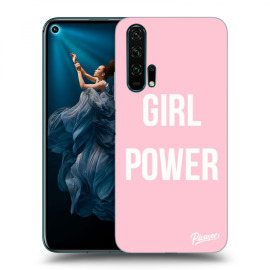 Picasee Silikónový prehľadný obal pre Honor 20 Pro - Girl Power