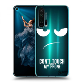 Picasee Silikónový prehľadný obal pre Honor 20 Pro - Don't Touch My Phone