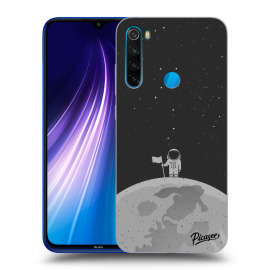 Picasee Silikónový prehľadný obal pre Xiaomi Redmi Note 8 - Astronaut