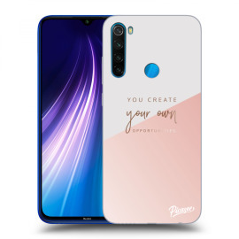 Picasee Silikónový prehľadný obal pre Xiaomi Redmi Note 8 - You create your own opportunities