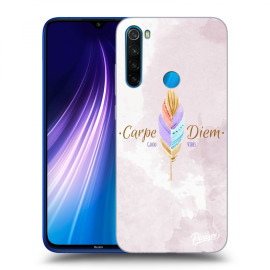 Picasee Silikónový prehľadný obal pre Xiaomi Redmi Note 8 - Carpe Diem