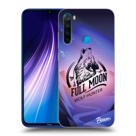 Picasee Silikónový prehľadný obal pre Xiaomi Redmi Note 8 - Wolf