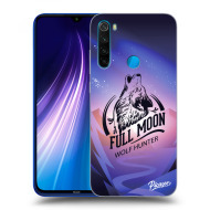 Picasee Silikónový prehľadný obal pre Xiaomi Redmi Note 8 - Wolf - cena, porovnanie