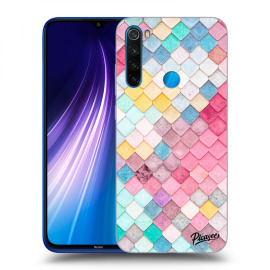 Picasee Silikónový čierny obal pre Xiaomi Redmi Note 8 - Colorful roof