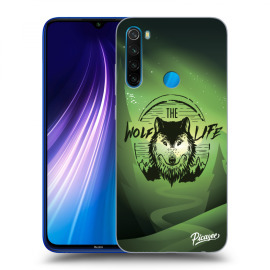 Picasee Silikónový čierny obal pre Xiaomi Redmi Note 8 - Wolf life