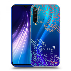 Picasee Silikónový prehľadný obal pre Xiaomi Redmi Note 8 - Flowers pattern