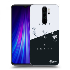 Picasee Silikónový prehľadný obal pre Xiaomi Redmi Note 8 Pro - Life - Death