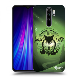 Picasee Silikónový prehľadný obal pre Xiaomi Redmi Note 8 Pro - Wolf life