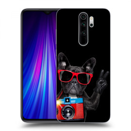 Picasee Silikónový čierny obal pre Xiaomi Redmi Note 8 Pro - French Bulldog