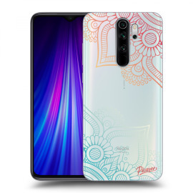 Picasee Silikónový prehľadný obal pre Xiaomi Redmi Note 8 Pro - Flowers pattern