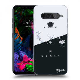 Picasee Silikónový prehľadný obal pre LG G8s ThinQ - Life - Death