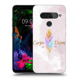 Picasee Silikónový prehľadný obal pre LG G8s ThinQ - Carpe Diem