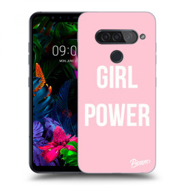 Picasee Silikónový prehľadný obal pre LG G8s ThinQ - Girl Power