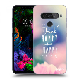 Picasee Silikónový prehľadný obal pre LG G8s ThinQ - Think happy be happy