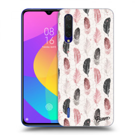 Picasee Silikónový čierny obal pre Xiaomi Mi 9 Lite - Feather 2