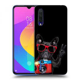 Picasee Silikónový čierny obal pre Xiaomi Mi 9 Lite - French Bulldog