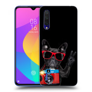 Picasee Silikónový čierny obal pre Xiaomi Mi 9 Lite - French Bulldog - cena, porovnanie