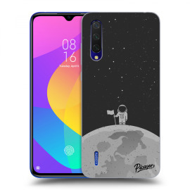 Picasee Silikónový čierny obal pre Xiaomi Mi 9 Lite - Astronaut