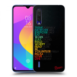 Picasee Silikónový čierny obal pre Xiaomi Mi 9 Lite - Motto life