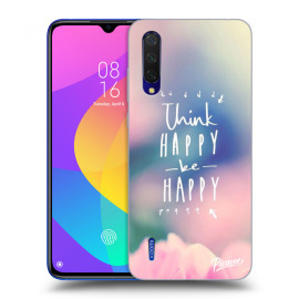 Picasee Silikónový čierny obal pre Xiaomi Mi 9 Lite - Think happy be happy