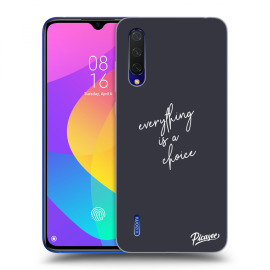 Picasee Silikónový čierny obal pre Xiaomi Mi 9 Lite - Everything is a choice